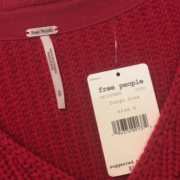 Free People All Day Long V-Neck Sweater - Picture 5 of 6